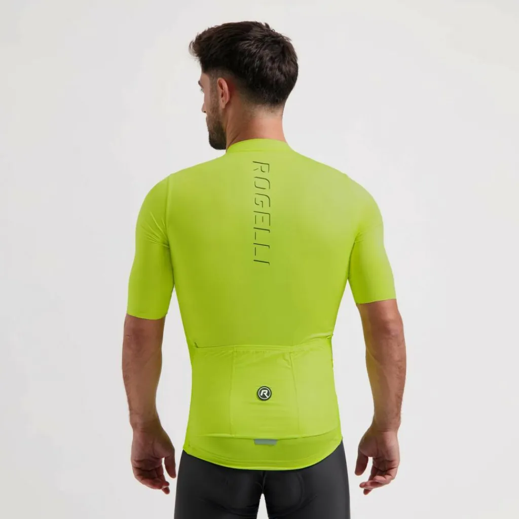 Distance fietsshirt heren lime*Rogelli New