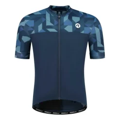 Essential Graphic fietsshirt heren blauw*Rogelli Discount