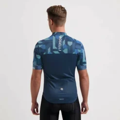 Essential Graphic fietsshirt heren blauw*Rogelli Discount