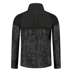 Essential Hi Vis hardloopjack heren zwart  reflection*Rogelli Online