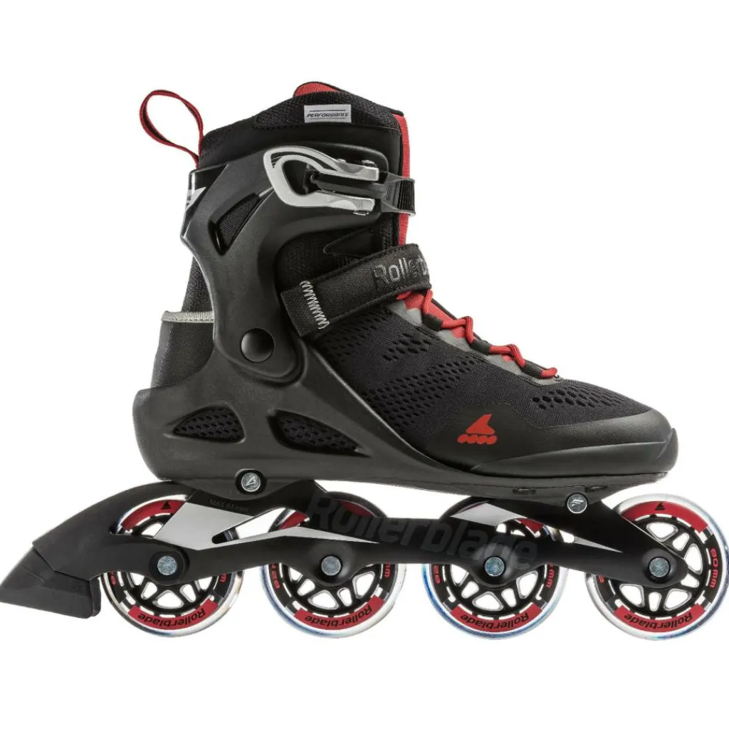 Macroblade 80 inline skates heren black red*Rollerblade New