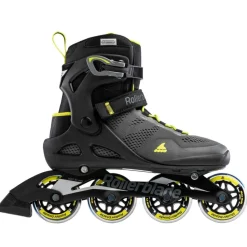 Macroblade 80 inline skates heren black lime*Rollerblade Discount