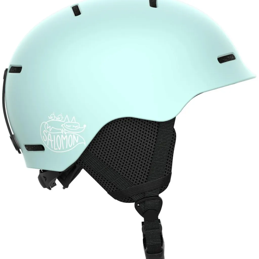 Orka skihelm junior bleached aqua*Salomon Hot