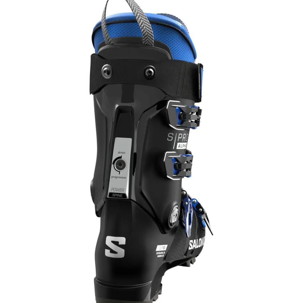 S/Pro Alpha 120 LV skischoenen heren black race blue*Salomon Hot