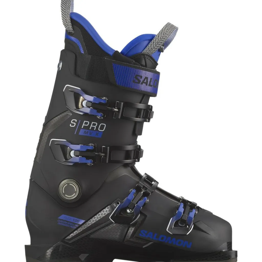 S/Pro MV X100 skischoenen heren black beluga blue*Salomon Online