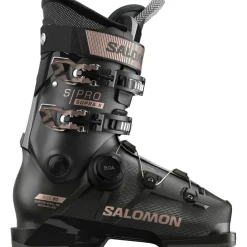S/Pro Supra X90 MV BOA skischoenen dames black  beluga pink gold*Salomon Discount