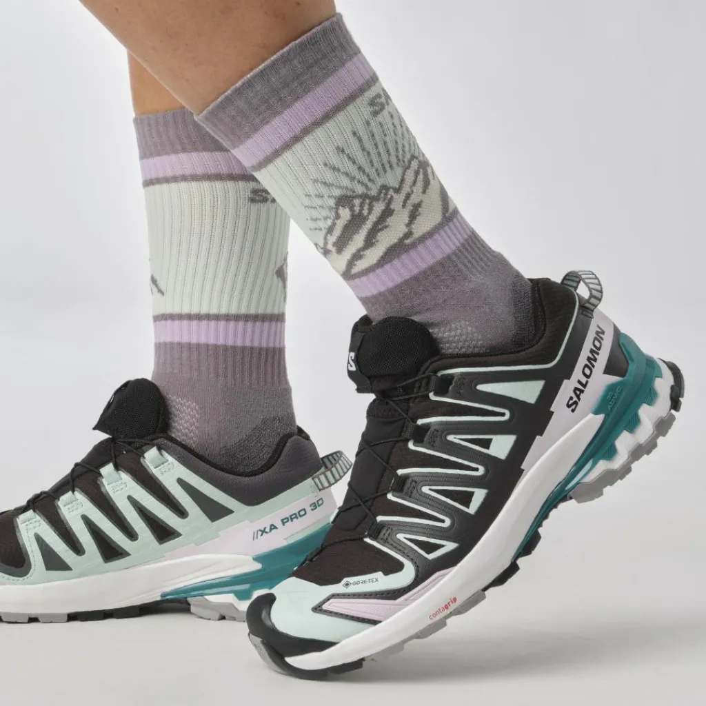 XA Pro 3D V9 GTX wandelschoenen dames black bleached aqua harbor blue*Salomon Best