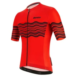 Tono Profilo fietsshirt heren red*Santini Discount
