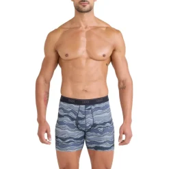 Quest Quick-Dry Mesh onderbroek heren lazy river-multi*SAXX Online