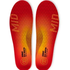 3 Feet Eco Winter Mid Neutral inlegzolen red*Sidas Hot