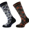Camo skisokken junior 2-pack - EU 35 - 38*Sinner Discount