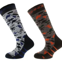 Camo skisokken junior 2-pack - EU 35 - 38*Sinner Discount