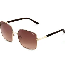 Madiki zonnebril gradient brown shiny gold metal*Sinner Discount