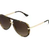 Milan zonnebril gold mirror gold tortoise*Sinner Clearance