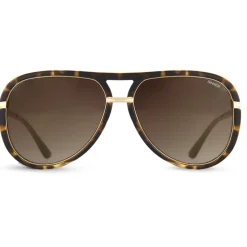 Milan zonnebril gold mirror gold tortoise*Sinner Clearance