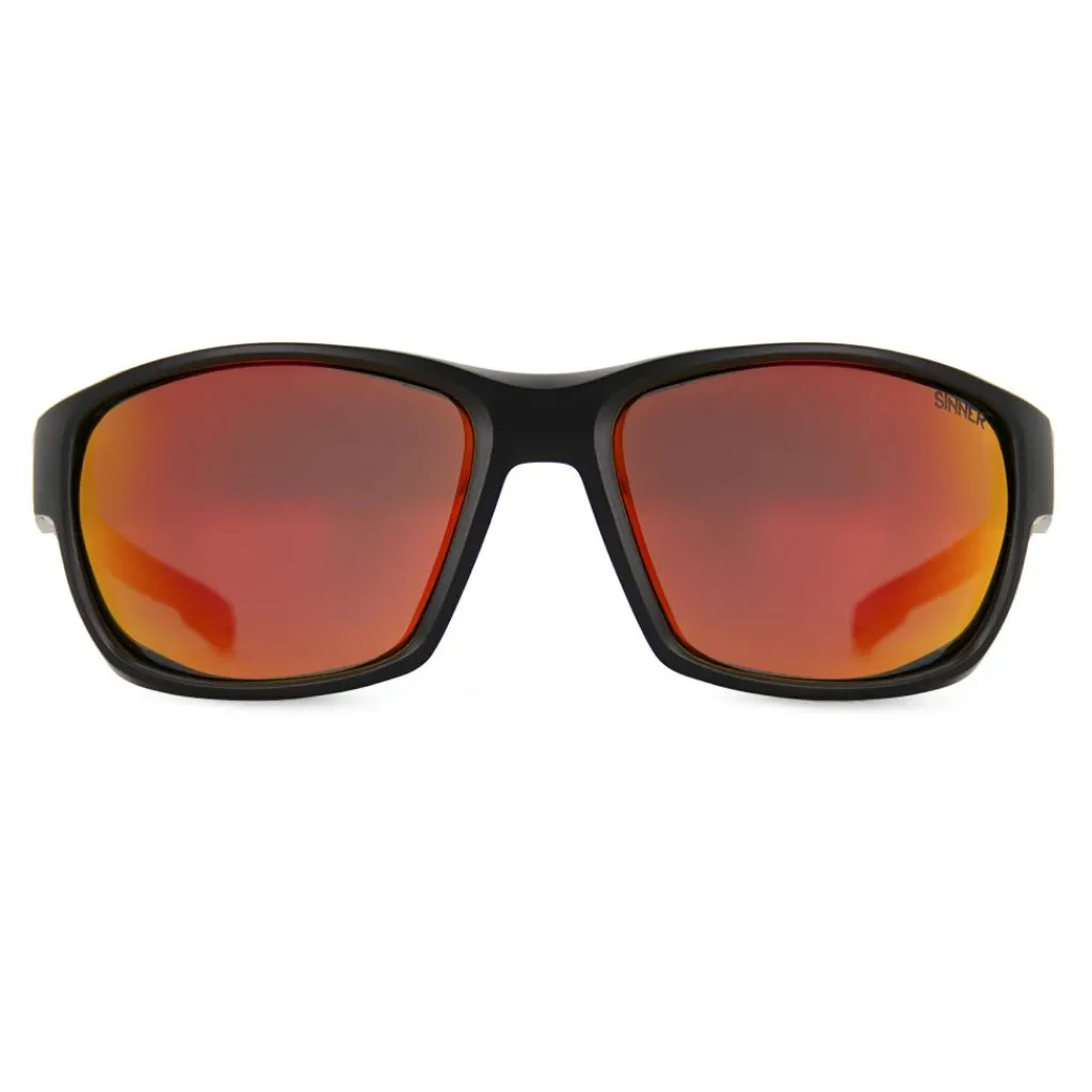 Nirapi zonnebril smoke black red oil matte black red*Sinner