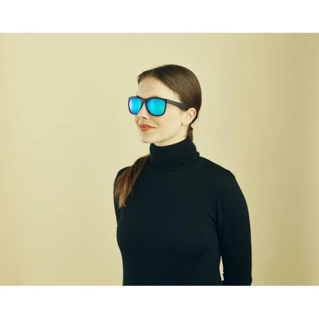 Rockford zonnebril smoke icy blue oil matte black*Sinner Hot