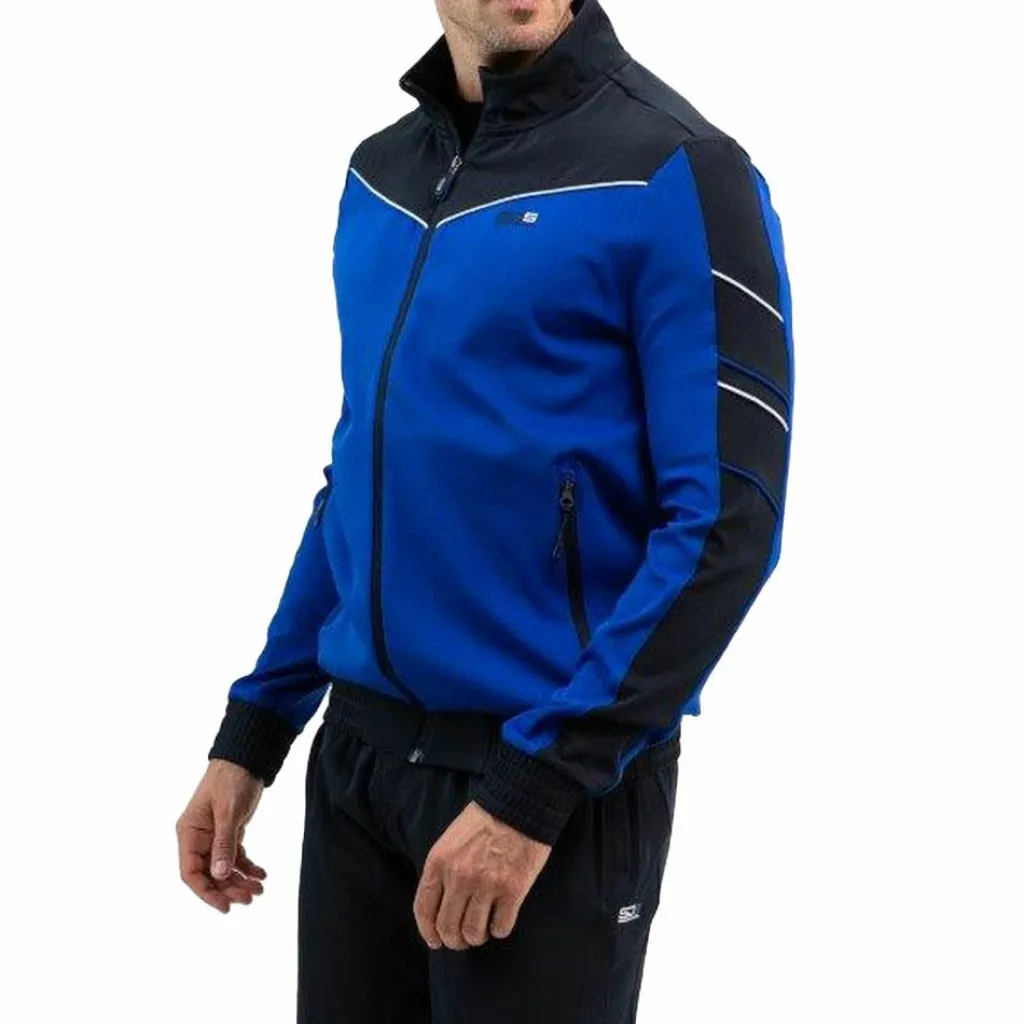  Alistar trainingsjack heren blue neon*Sjeng Sports Hot