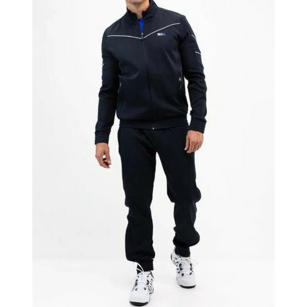  Alistar trainingsjack heren dark blue*Sjeng Sports Discount
