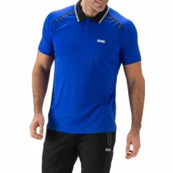 Brandon tennispolo heren profond cobalt*Sjeng Sports Discount