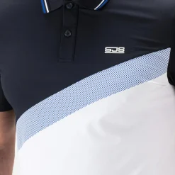 Braxon tennispolo heren dark blue*Sjeng Sports