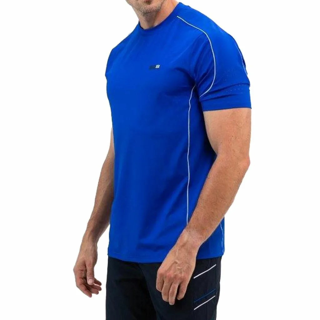 Brayen tennisshirt heren blue neon*Sjeng Sports Clearance