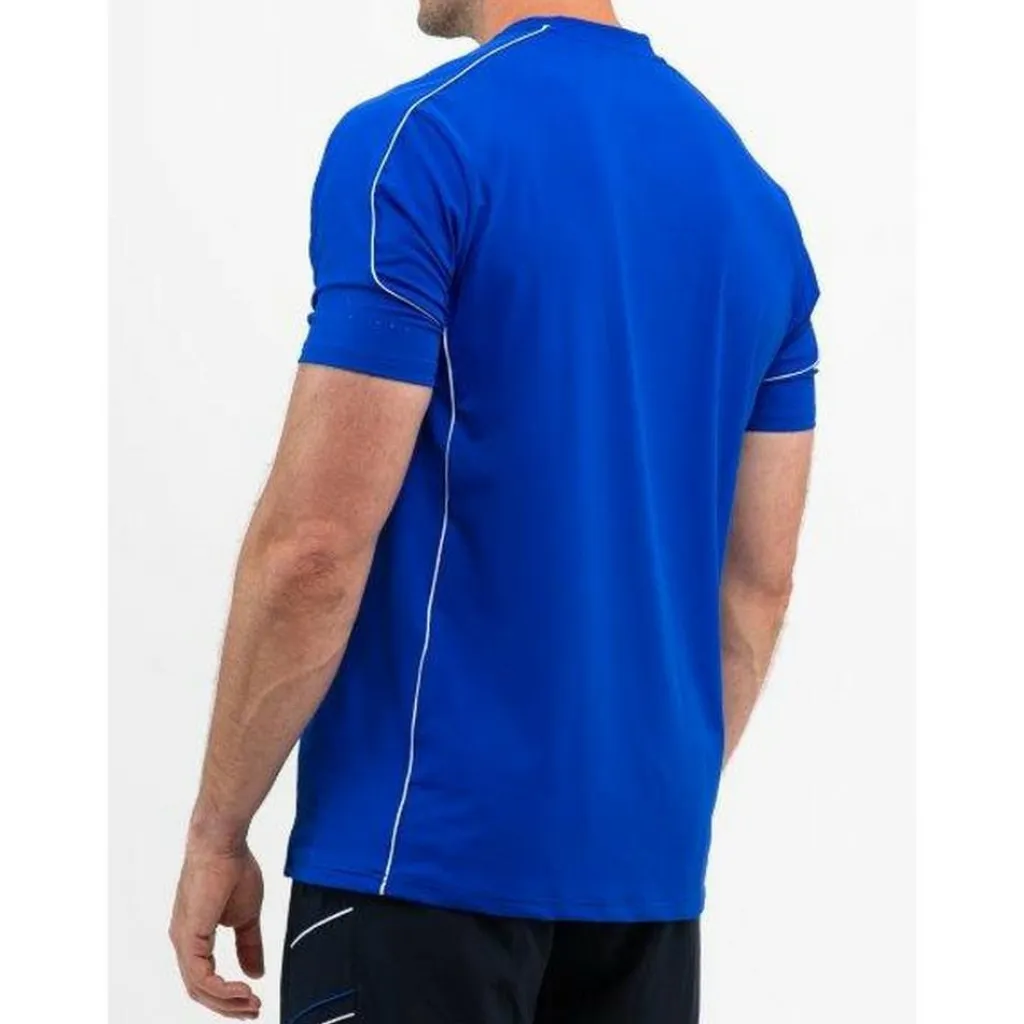 Brayen tennisshirt heren blue neon*Sjeng Sports Clearance