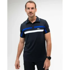  Ceder tennispolo heren dark blue*Sjeng Sports Discount