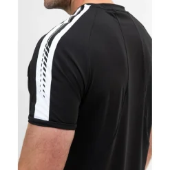 Sinclair tennisshirt heren black melange*Sjeng Sports