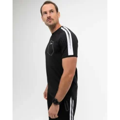 Sinclair tennisshirt heren black melange*Sjeng Sports