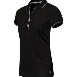  Slam plus size tennispolo dames black*Sjeng Sports Outlet