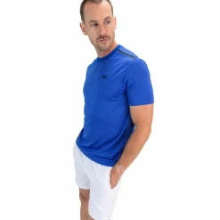  Tex tennisshirt heren blue neon*Sjeng Sports Sale
