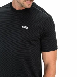  Tex tennisshirt heren black*Sjeng Sports