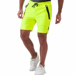 Yvor tennisshort heren acid yellow*Sjeng Sports Discount