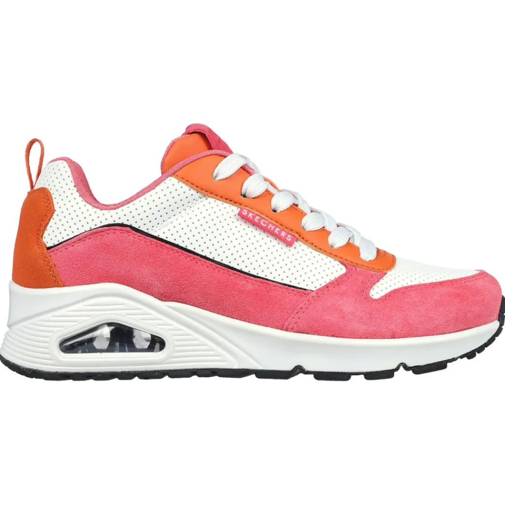 Uno - 2 Much Fun schoenen dames pink orange*Skechers Clearance