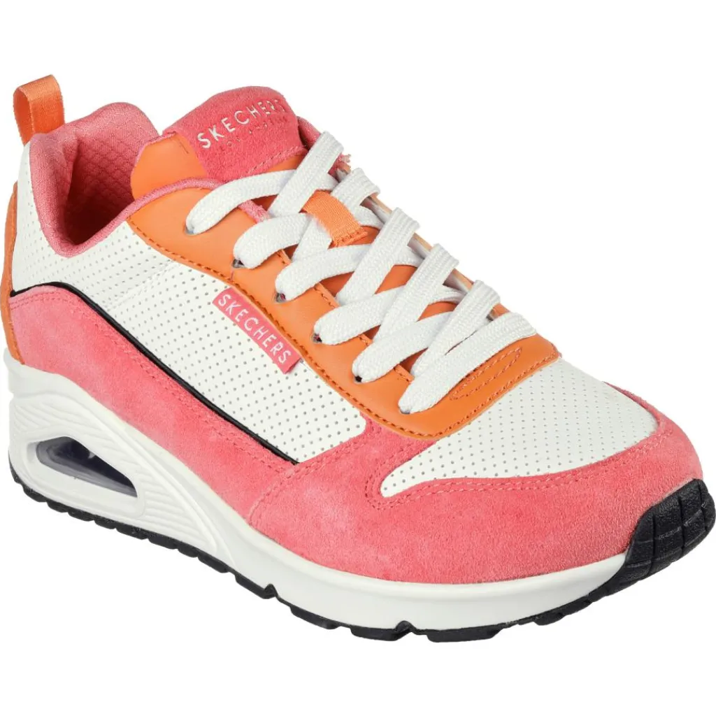 Uno - 2 Much Fun schoenen dames pink orange*Skechers Clearance