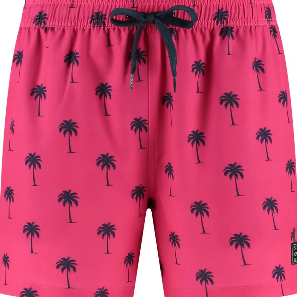 Palmtree zwembroek heren pink*Son of a Beach Best