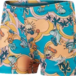 Digital Allover zwemboxer junior blue yellow*Speedo Online
