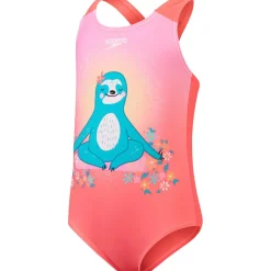Digital Printed badpak junior coral pink*Speedo Clearance