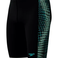 Endurance+ MAX Tech Panel Jammer zwemboxer heren black turquoise*Speedo Best