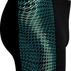 Endurance+ MAX Tech Panel zwemboxer heren black turquoise*Speedo Clearance