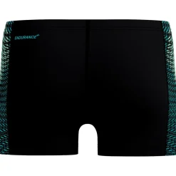 Endurance+ MAX Tech Panel zwemboxer heren black turquoise*Speedo Clearance