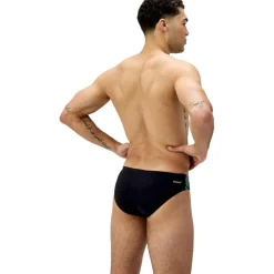 Endurance+ MAX Tech Panel zwemboxer heren black green*Speedo