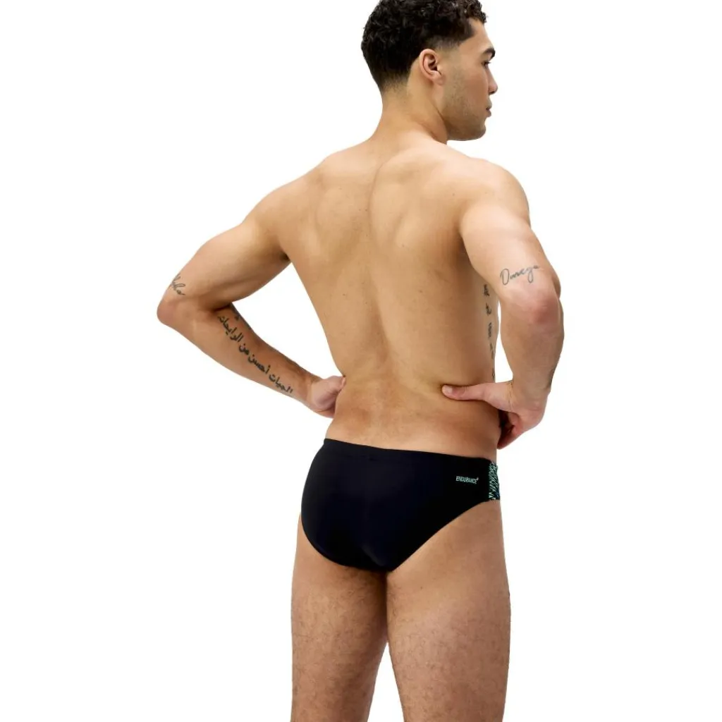 Endurance+ MAX Tech Panel zwemboxer heren black green*Speedo