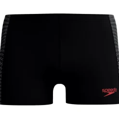Endurance+ Tech Panel zwemboxer heren black red*Speedo Sale