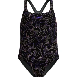 Hyperboom Medalist Allover Print badpak junior black peach*Speedo Best