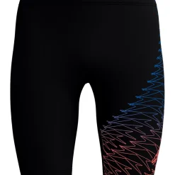 Medley Logo Jammer zwemboxer heren black orange*Speedo Best