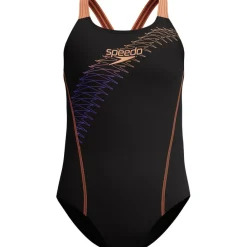 Medley Logo Medalist badpak junior black peach*Speedo Clearance