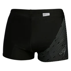 Medley Logo zwemboxer heren grey black*Speedo Hot