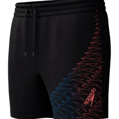 Medley Logo zwembroek heren black neon coral*Speedo Online